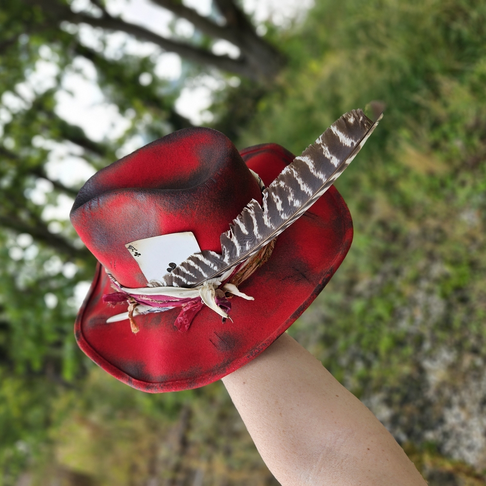 UPCYCLED WESTERN HAT - Picture 5 of 5